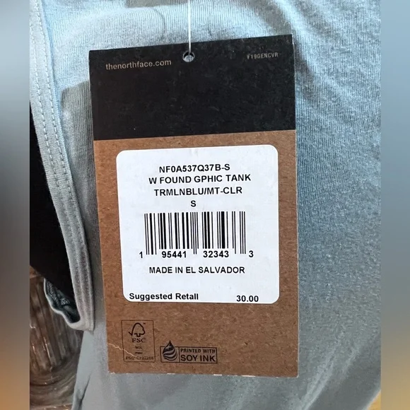 NWT North Face Tank Top, Size Small, MSRP $30 - Picture 3 of 3